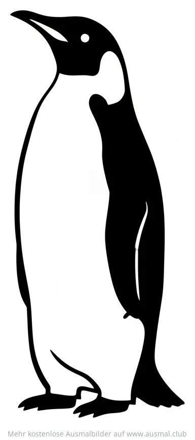 Kaiserpinguin Ausmalbild