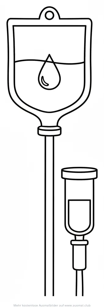 Infusion Ausmalbild