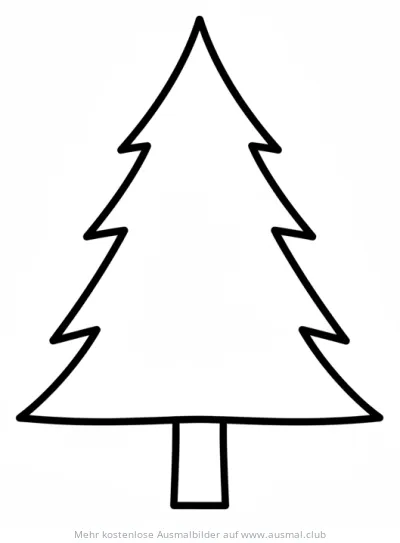 Fichte Ausmalbild
