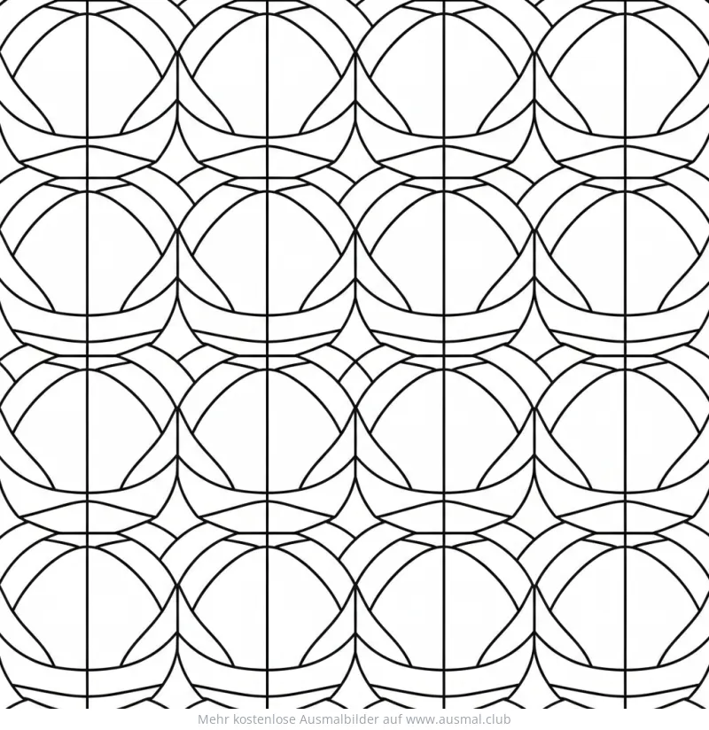 Basketball Muster Ausmalbild