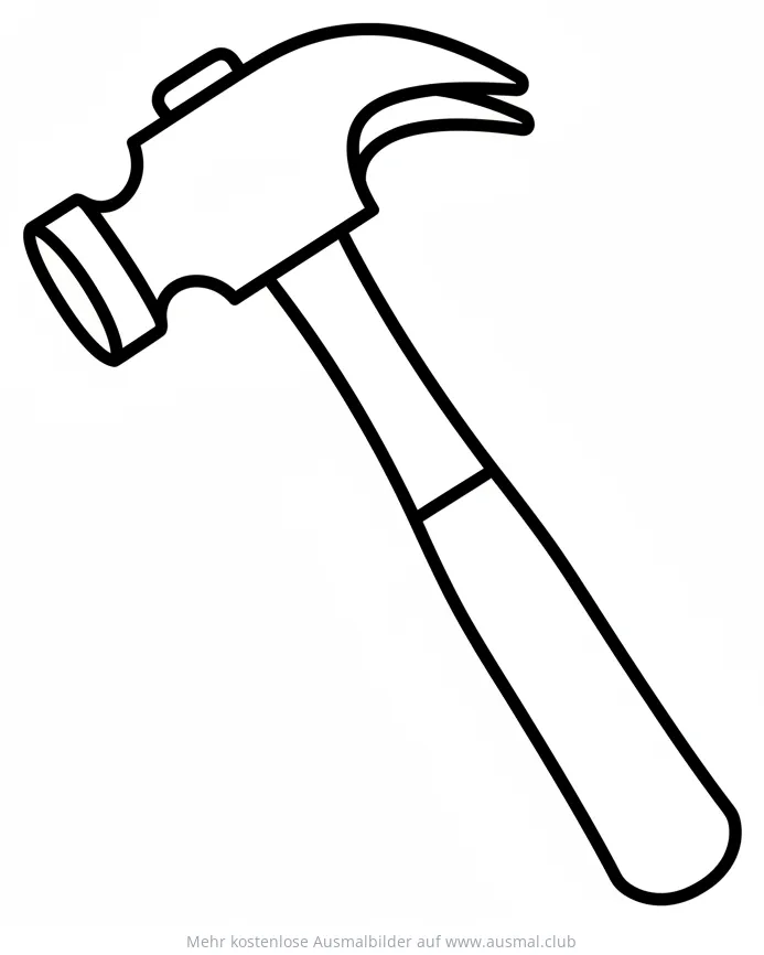 Hammer Ausmalbild