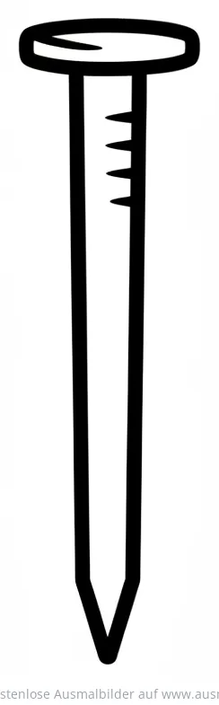 Nagel Ausmalbild