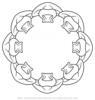 Jiaozi Ausmalbild für das Chinesische Neujahr
