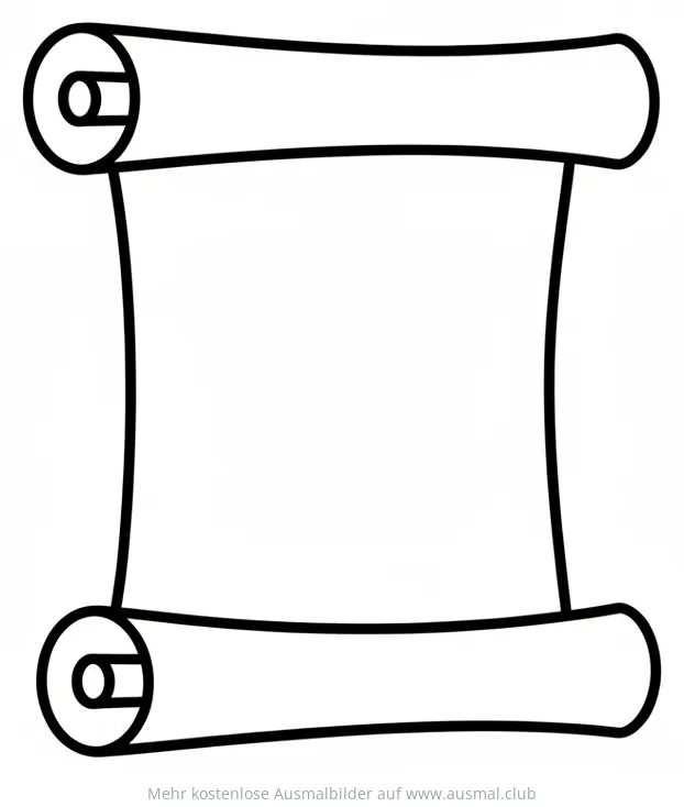 Schriftrolle Ausmalbild für chinesisches Neujahr