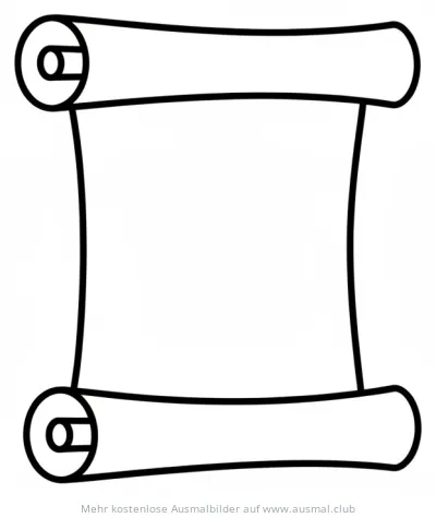 Schriftrolle Ausmalbild für chinesisches Neujahr