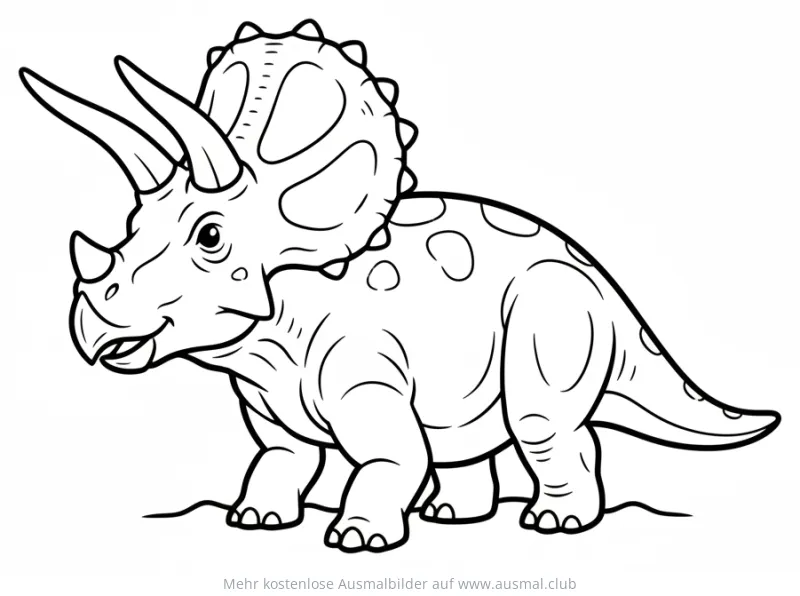 Pentaceratops Ausmalbild