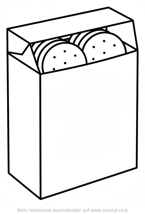 Karton mit Diwali Knaller Ausmalbild