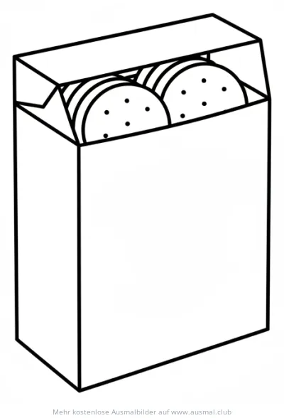 Karton mit Diwali Knaller Ausmalbild