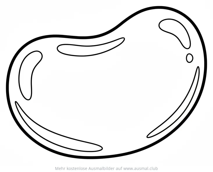 Gummibärchen Ausmalbild