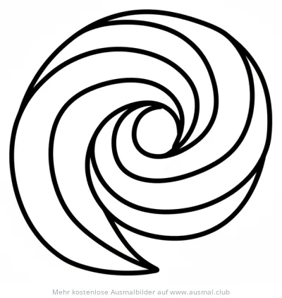 Abstraktes Baiser Ausmalbild