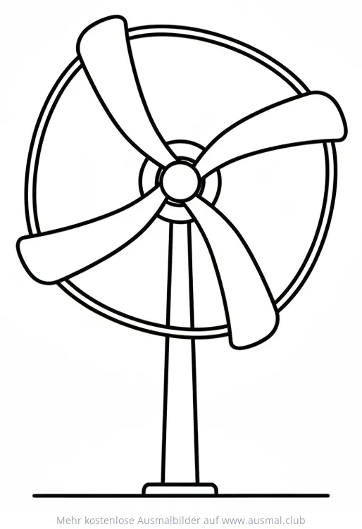 Windrad Ausmalbild