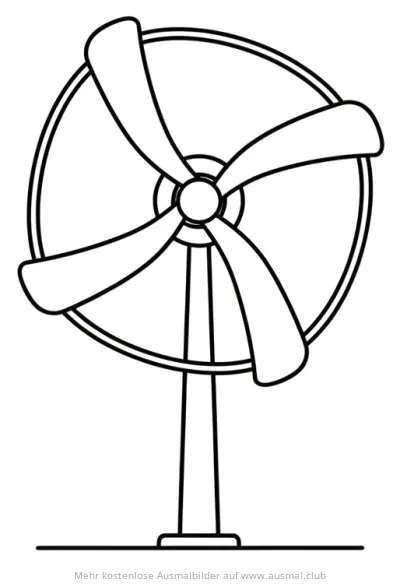 Windrad Ausmalbild