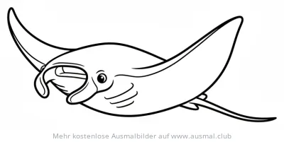 Mantarochen Ausmalbild