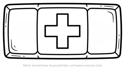Schweizer Flagge Ausmalbild