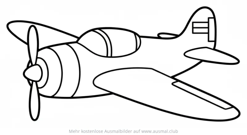 Thailand Flugzeug Ausmalbild