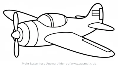 Thailand Flugzeug Ausmalbild