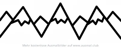 Zickzack Muster Ausmalbild