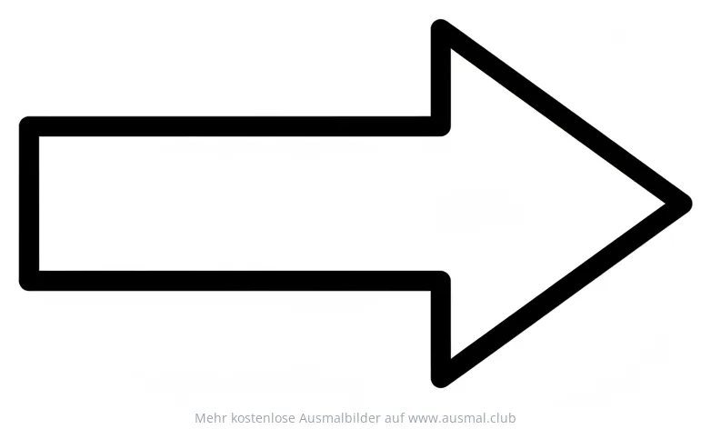 Pfeil Ausmalbild