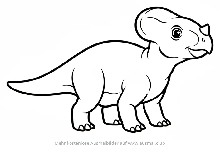 Microceratus Dinosaurier Ausmalbild