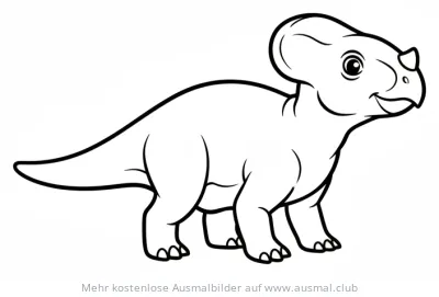Microceratus Dinosaurier Ausmalbild