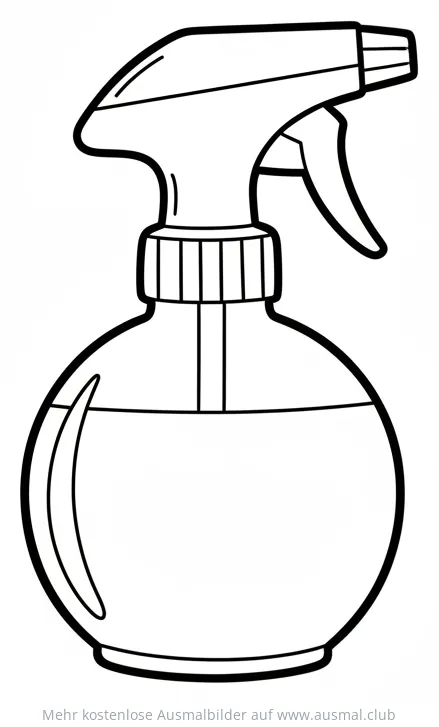 Handsprüher Ausmalbild