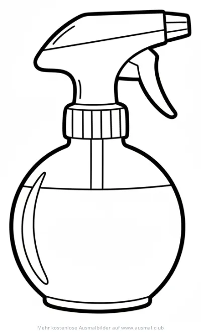 Handsprüher Ausmalbild