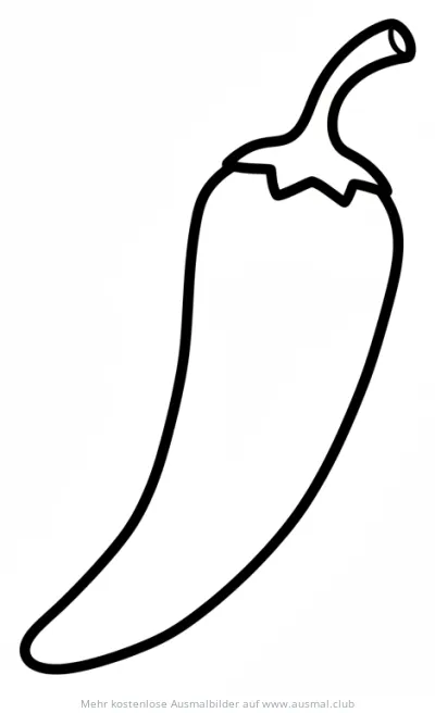 Chili Ausmalbild