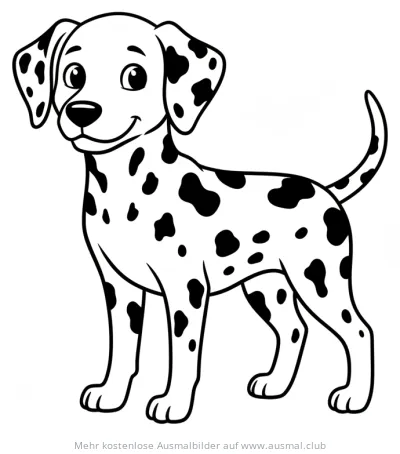 Dalmatiner Ausmalbild