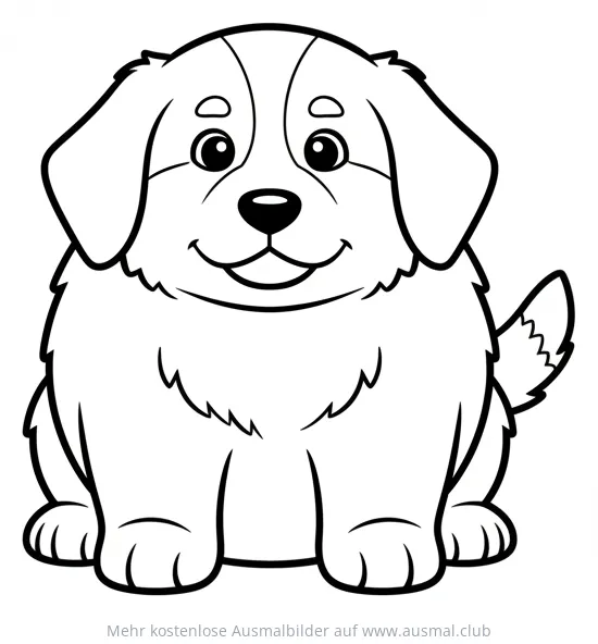 Berner Sennenhund Ausmalbild