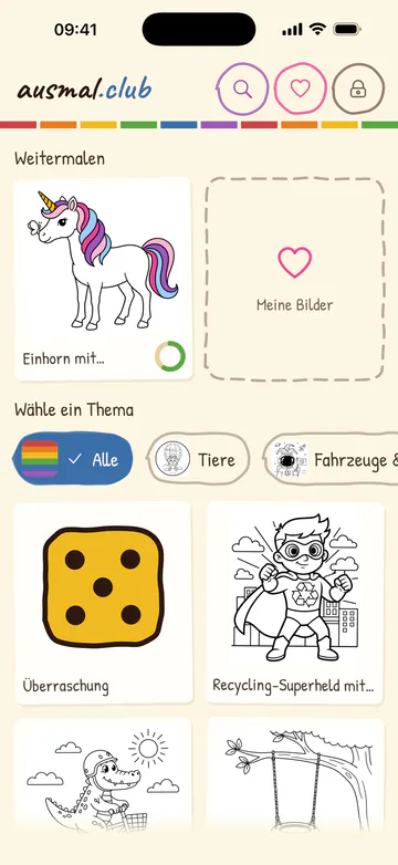 Derselbe Startbildschirm auf dem iPhone