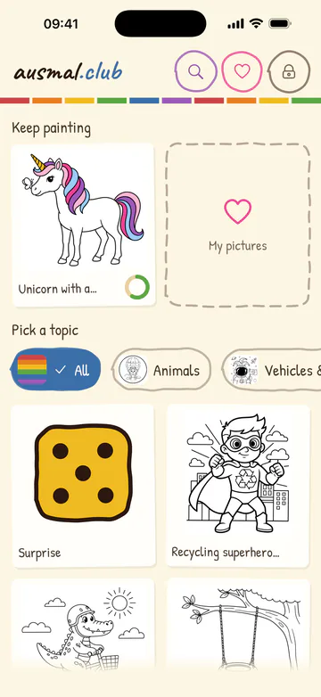The same home screen on an iPhone