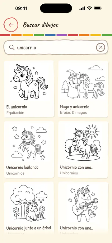 La misma búsqueda en un iPhone
