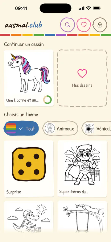 Le même écran d’accueil sur iPhone