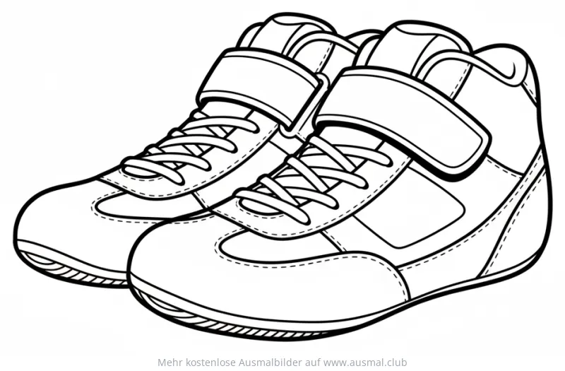 Ringerschuhe Ausmalbild