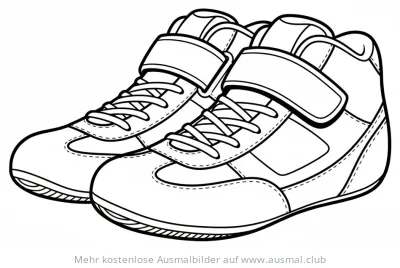 Ringerschuhe Ausmalbild