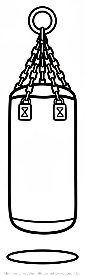 Boxsack Ausmalbild