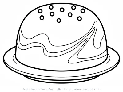 Marmorkuchen Ausmalbild