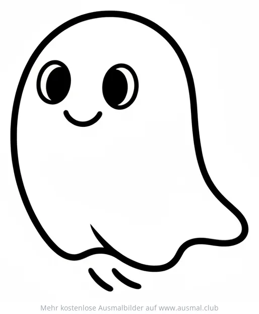 Freundliches Gespenst Ausmalbild