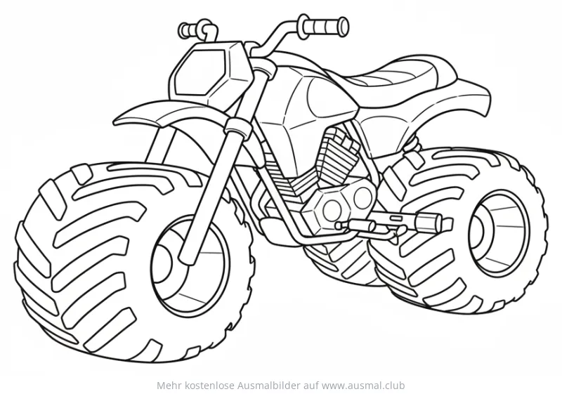 Monster-Truck Ausmalbild