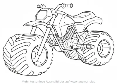Monster-Truck Ausmalbild