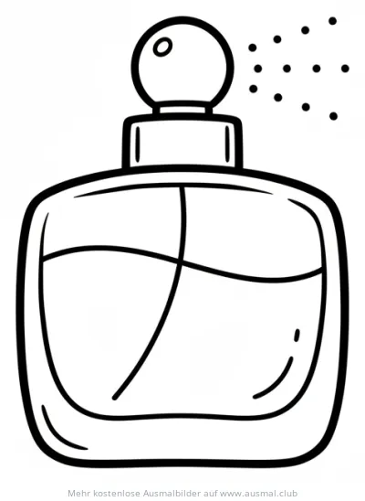 Parfümflakon Ausmalbild