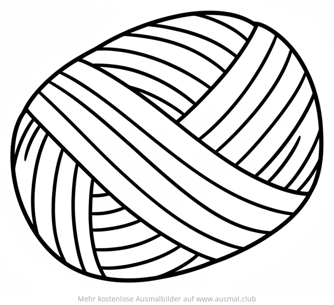 Garnstrang Ausmalbild