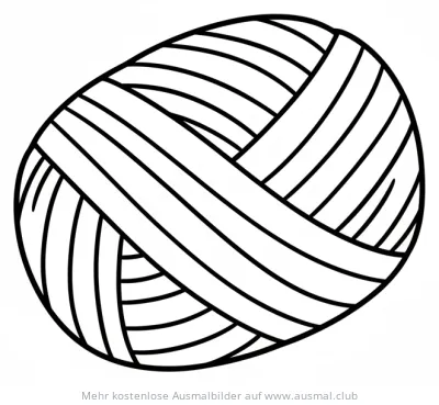 Garnstrang Ausmalbild