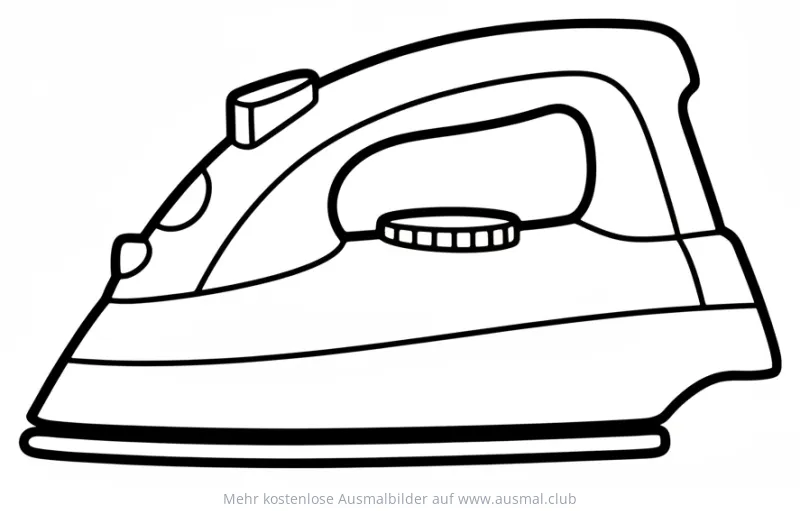 Bügeleisen Ausmalbild