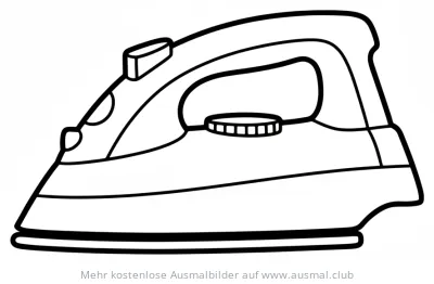 Bügeleisen Ausmalbild