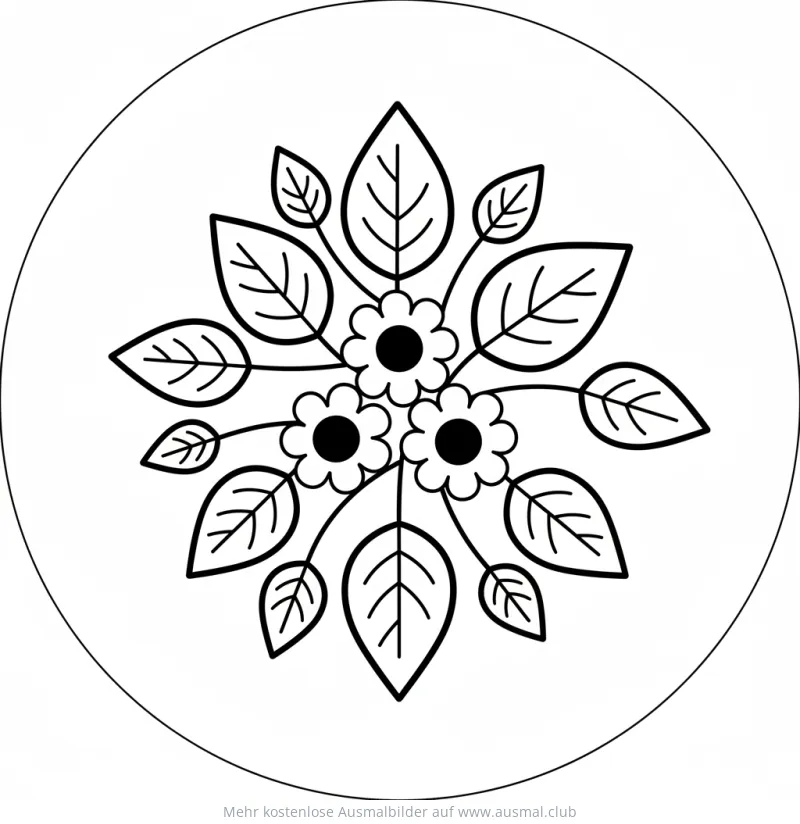 Nähmaschine mit Blumenstickerei Ausmalbild