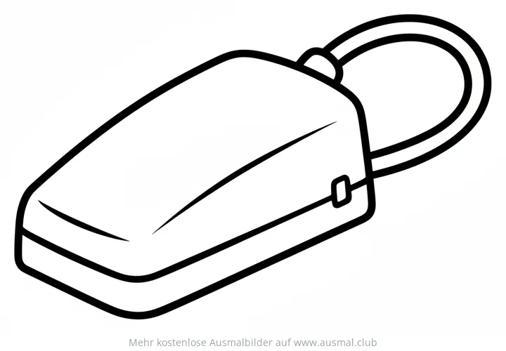 Nähmaschinenfuß Ausmalbild