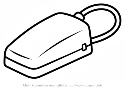 Nähmaschinenfuß Ausmalbild