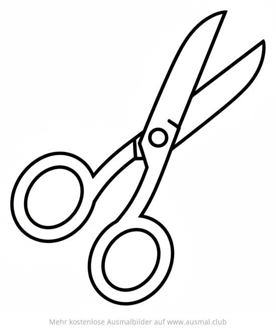 Fadenschere Ausmalbild