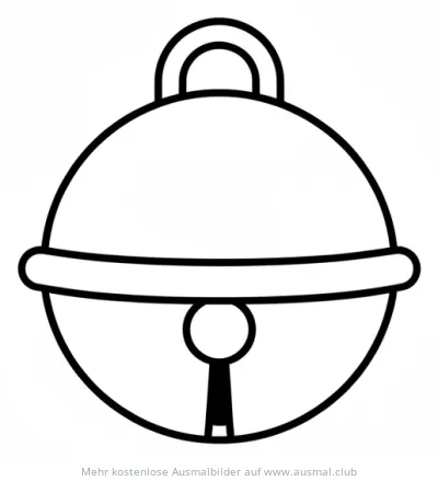 Nikolaus Glocke Ausmalbild